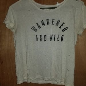 Cute cropped cut top!!! XS